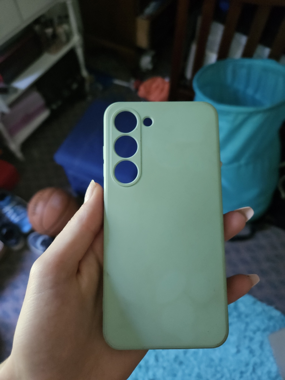 Mint Green Silicone Phone Case